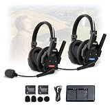 SYNCO XTALK XMAX2 Intercom Headset System, 2.4G AI Noise 1640ft with BT