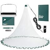 Best Fisher's® Core™ (6-ft) American Pro Cast Net - 2026 Rebranded - SuperSink™ 4ft/6ft/8ft/10ft/12ft - 3/8" Mesh - Real Lead 1-lbs/ft Double Line - Premium Cast Nets for Fishing - Book & Utility Box