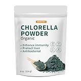 Chlorella Powder Natural- Chlorophyll Powder, Supports Immune System & Liver Function, Keep Youth, Vegan, Rich in Vegan Protein and Vitamins, 8 oz.