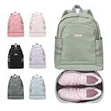 coofay Gym Backpack For Women Waterproof Backpack With Shoe Compartment Lightweight Travel Backpack Sports Backpacks Small Gym Bag