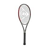 Dunlop Sports CX Team 265 Pre-Strung Tennis Racket, 1/4 Grip, red/Gray