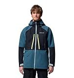 Columbia Mens Coreshot Shell Jacket, Everblue/Black/Crushed Blue, Large