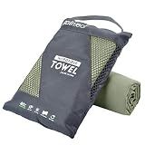 Rainleaf Microfiber Towel Quick Dry Camping & Travel & Gym Towel. Compact