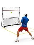 A11N SPORTS Pickleball Rebounder with Adjustable Angles & 360° Wheels – Practice Rebounder for Forehand, Backhand, Dinks, Volleys – Ideal for Indoor Garage or Outdoor Driveway