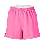 Soffe Juniors' Authentic Cheer Short, Neon Pink, Medium (1-Pack)