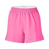 Soffe Juniors' Authentic Cheer Short, Neon Pink, Medium (1-Pack)