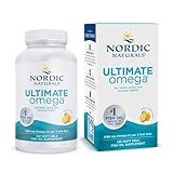 Nordic Naturals Ultimate Omega, Lemon Flavor - 120 Soft Gels - 1280 mg Omega-3 - High-Potency Fish Oil Supplement with EPA & DHA - Promotes Brain & Heart Health - Non-GMO - 60 Servings