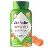 Vitafusion Power Zinc Gummy Vitamins, Strawberry Tangerine Flavored Immune Support (1), 90 Count