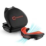 Champs MMA Breathable Mouth Guard for Boxing, MMA, Jiu Jitsu, Muay Thai, Wrestling & Combat Sports – Easy Fit, Boil & Bite Design Mouthpiece – Durable Boxing Mouthguard for Men & Adults, Case Included