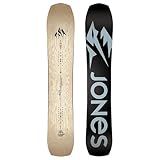JONES - Men's Flagship, Snowboards Directional Freeride, Ideal for freeriding and Fall-line Freestyle, Size 162W, Color Wood Veneer