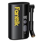 Fanttik X9 Ace Mini Bike Pump, 32s Fast Inflate Bike Pump with Gauge, 150PSI Electric Air Pump with Presta and Schrader Valve, Suitable for Motorcycle, Road Bike, Electric Bike, MTB