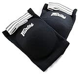 Fairtex Elastic Elbow Pads EBE1 Muay Thai Kick Boxing Protect Soft Fabric (Black)