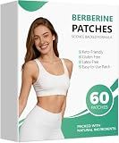 GLPLUS-1 Patches，Berberine Patches for Women & Men, Advanced Natural Formula with L-Glutamine, Cinnamon & Pomegranate, 60 Count (1-Pack)