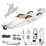 High-Speed Electric Surfboard - (White Competition Edition 15KW) Water Jet Surfing Board, Maximum Speed of 65 KM/H, Battery Life of 50-80 Minutes, Hybrid Fiber Construction, Suitable for Adults.