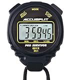 ACCUSPLIT Pro Survivor A601X Stopwatch, Black
