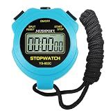MUSHPORT Stopwatch Timer, Digital Stop-Watch for Sports, Blue