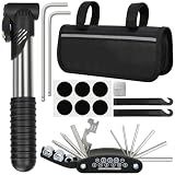 Bike Repair Kit, Bike Bag With Tire Pump, Bike Multitool, Allen Wrenches