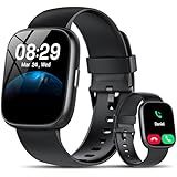 Smart Watch with Alexa Built-in, 1.83" HD Touchscreen Fitness Tracker with Bluetooth Calling, Fitness Watch with Heart Rate/Sleep Monitor, 120+ Sports Modes, IP68 Waterproof Smartwatch for Android iOS