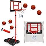Kids Basketball Hoop, Adjustable Height Toddler Basketball Hoop Indoor Toys