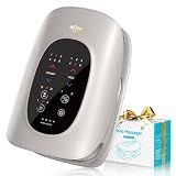 ALLJOY Hand Massager with Heat and Compression, Knuckle Stretching and Hand Massage, 6 Modes 6 Intensities 3 Heat for Arthritis and Carpal Tunnel Relief, Birthday Gifts for Women Men(Champagne)