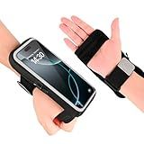 Phone Holder for Running, Wristbands Frearm Band Up to 6.9″, Cell Phone Armband for iPhone 16 15 14 13 12 11 Pro Max XS XR X Plus Galaxy Pixel, Workout Running Gear Essentials Fitness