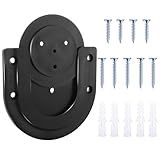 CyeeLife Dartboard Mounting Bracket,Dartboard Bracket Hanging Dartboards Professional,Black (Black, O Shaped)