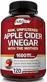 Apple Cider Vinegar Capsules with The Mother - 120 Vegan ACV Pills - Best Supplement for Healthy Weight Loss, Diet, Keto, Digestion, Detox, Immune - Powerful Cleanser & Appetite Suppressant Non-GMO