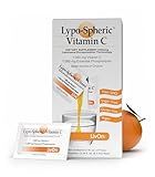 LivOn Laboratories Lypo–Spheric Liposomal Vitamin C 1000mg - No Sugar, Immune Support, Plant Based - Easy to Swallow, Absorbable - Non–GMO, Gluten Free (0.2 fl oz Individual 30 Packets)