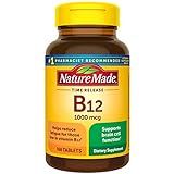 Nature Made Vitamin B12 1000 mcg, Dietary Supplement For Energy Metabolism Support, 160 Time Release Tablets, 160 Day Supply