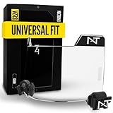 Nxtrnd VZR3 Football Visor, Curved Lens Technology, Fits Adult & Youth Football Helmets (Clear)