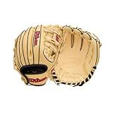 Wilson 2026 A1000 PF11 11" Infield Baseball Glove - Right Hand Throw, Pedroia Fit, Blonde/Black/Red