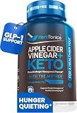 Herbtonics Apple Cider Vinegar + Keto BHB GLP-1 Support, 60 Capsules