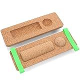 Axiqunel Balance Board, Premium Cork Balancing Board, Foot Strengthener for Enhanced Foot Function, Ankle Stability Trainer for Balance Stability, Improve Mobility & Prevent Falls