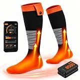 Heated Socks for Men Women, 8500mAh Battery, Up to 13Hrs, App Control