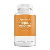 Amazon Basics - Vitamin C, 1000 mg with Rose Hips 5mg, 90 tablets (1 per serving), Gluten Free