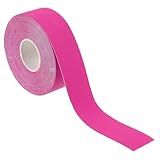 PATIKIL 16.4ft x 1 Inch Aerial Hoop Tape, Athletic Tape Adhesive Non-Slip Grip Tape Yoga Rig Sports Tape for Wrapping Exercises Gymnastics, Rose Red