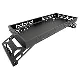 HECASA UTV Overbed Cargo Rack Adjustable Mounting Brackets Fits Bed Rail
