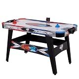 Triumph Fire ‘n Ice 54" LED Light-Up Air Hockey Table – Arcade-Style Game with Glowing Puck, Illuminated Pushers, Flashing Goal Corners & Electronic Scoring – Fun for Kids, Teens & Family Nights