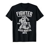Vintage Retro MMA Shirt Men Boys Fighter Mixed Martial Arts T-Shirt