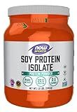 NOW Foods Sports Nutrition, Soy Protein Isolate 20 G, 0 Carbs, Unflavored Powder, 1.2-Pound