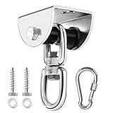 Eapele Heavy Bag Hangers Brackets for Wood Beam 360° Swivel