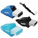 ApexFEI 3 Pack Sports Whistles with Lanyard Loud Referee Whistles for Basketball Football & More Ideal for Coaches, Refs & Officials Train