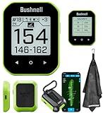 Bushnell Golf Phantom 3 Slope GPS Handlheld (Green) | 38,000+ Courses, Slope Compensation, Hazard Info, Distance Calculator, Scorekeeping, Magnet Mount, Touchscreen | Signature Series Golf Towel