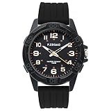 F.ZEGAO Waterproof Watch for Swimming, Watch Case 45mm Diameter/10ATM/Black