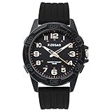 F.ZEGAO Waterproof Watch for Swimming, 100M Easy Read Free Diving Watch, Unisex Second Hand Diver Analog Watch Men with Large Face, 45mm Diameter