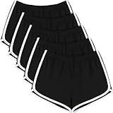 URATOT 5 Pack Shorts for Women Summer Casual Lounge Short Comfy Cotton Dolphin Shorts Athletic Gym Yoga Running Short Pants