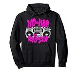 Hip Hop Ya Don't Stop, Old School 80s 90s Boombox Breakdance Pullover Hoodie