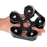 wayofcha Bowling Ball Cup, Rotating Bowling Ball Spinner for Cleaning, Spare Bowling Ball Stand - Effortless Cleaning & Polishing with 360° Rotation | Bowling Ball Holder for All Major Balls (Black)