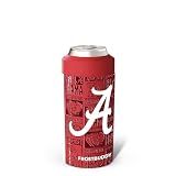 Frost Buddy Universal Can Cooler (Alabama Crimson Tide | 3D) | Universal Can Cooler with Lid, Insulated Drink Holder, Slim Can Cooler, Energy Drink Compatible, Keeps Drinks Cold