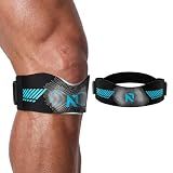 Patellar Tendon Support Strap, Figure-8 Silicone Knee Support, 1 Pack